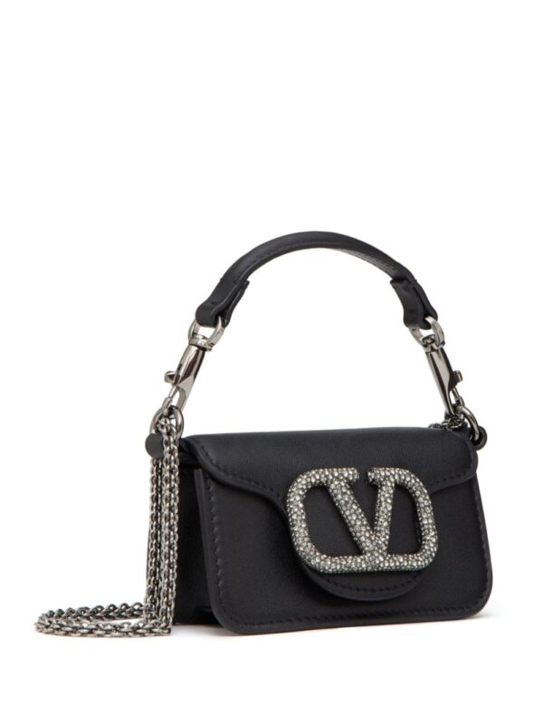 Valentino Garavani micro Locò embellished shoulder bag - Image 3