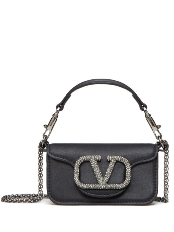 Valentino Garavani micro Locò embellished shoulder bag
