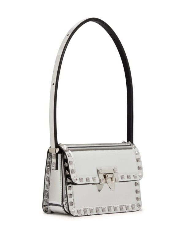 Valentino Garavani small Rockstud23 mirrored shoulder bag - Image 4