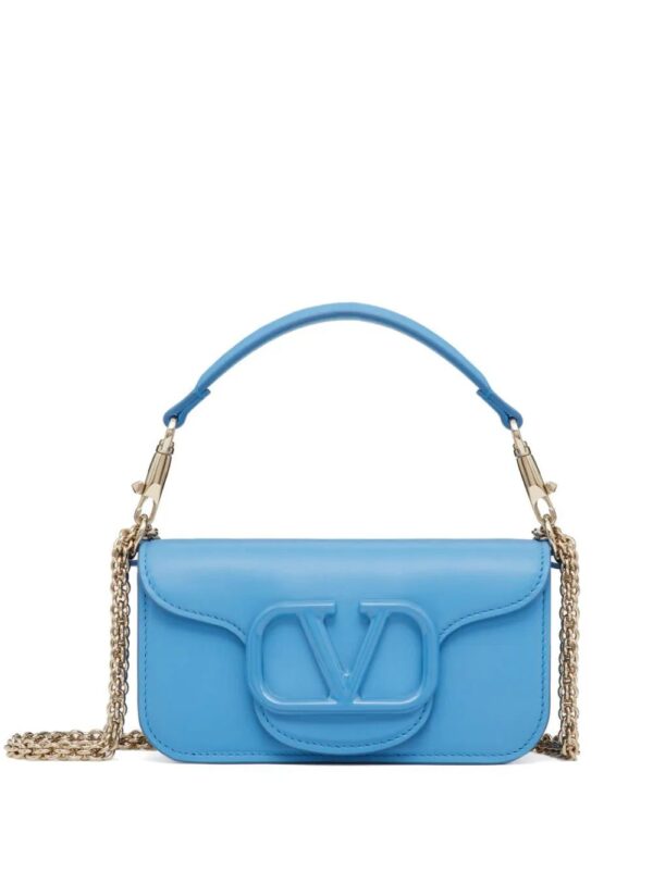 Valentino Garavani  VLogo leather shoulder bag