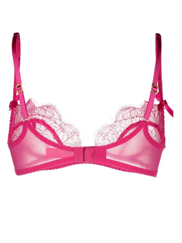 Agent Provocateur  Lorna lace plunge underwired bra - Image 2