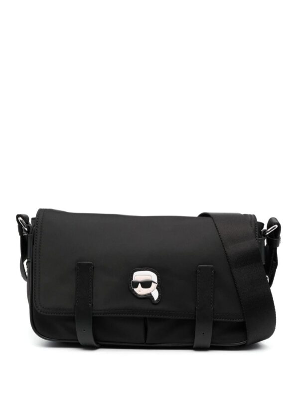 Karl Lagerfeld Ikonik Karl patch shoulder bag