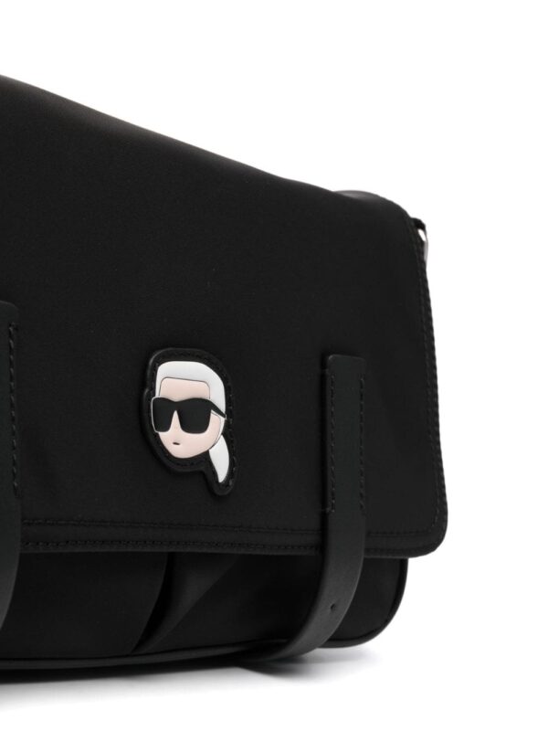 Karl Lagerfeld Ikonik Karl patch shoulder bag - Image 4
