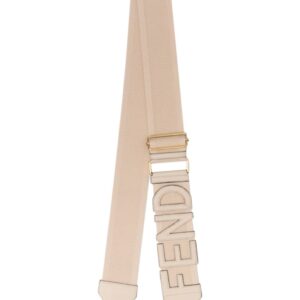 FENDI logo calf-leather shoulder strap