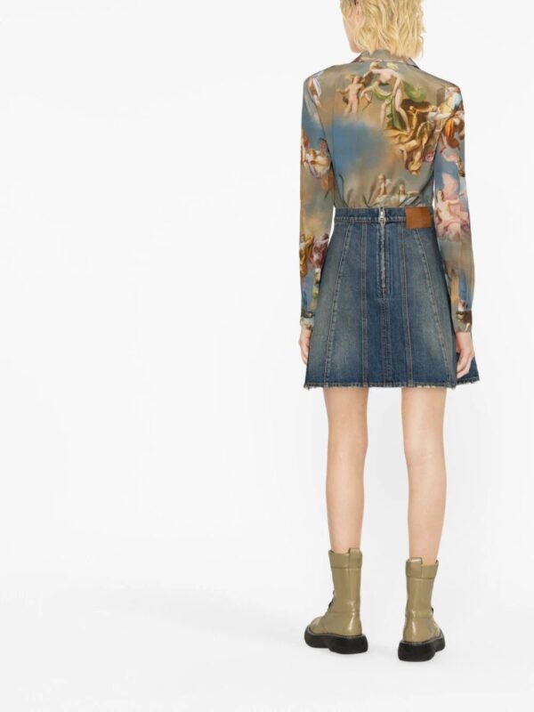 Balmain  sky-print silk shirt - Image 3