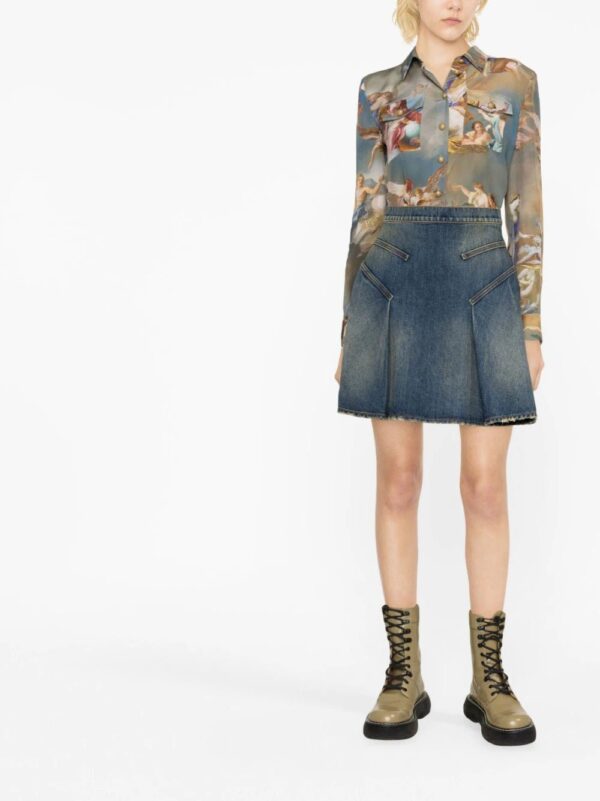 Balmain  sky-print silk shirt - Image 2