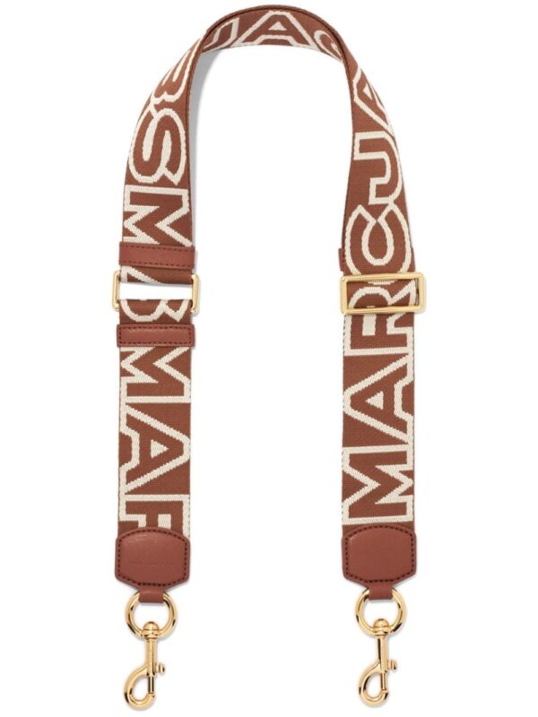 Marc Jacobs The Outline Logo Webbing strap