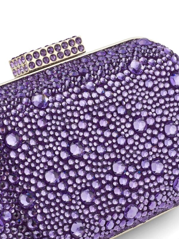Jimmy Choo Micro Cloud crystal-embellished clutch bag - Image 5