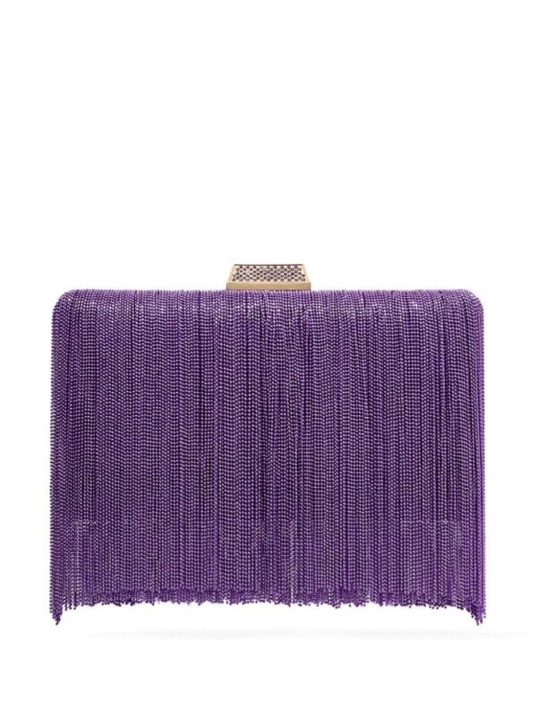 Jimmy Choo Clemmie fringed clutch bag - Image 3