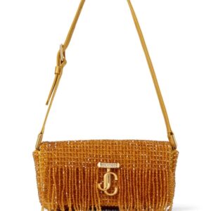 Jimmy Choo Avenue bead-embellished mini shoulder bag