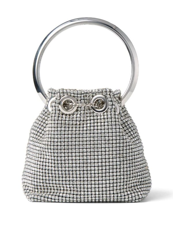 Jimmy Choo Bon Bon crystal-embellished mini bag - Image 3
