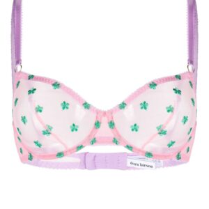 Dora Larsen Arella embroidered balconette bra