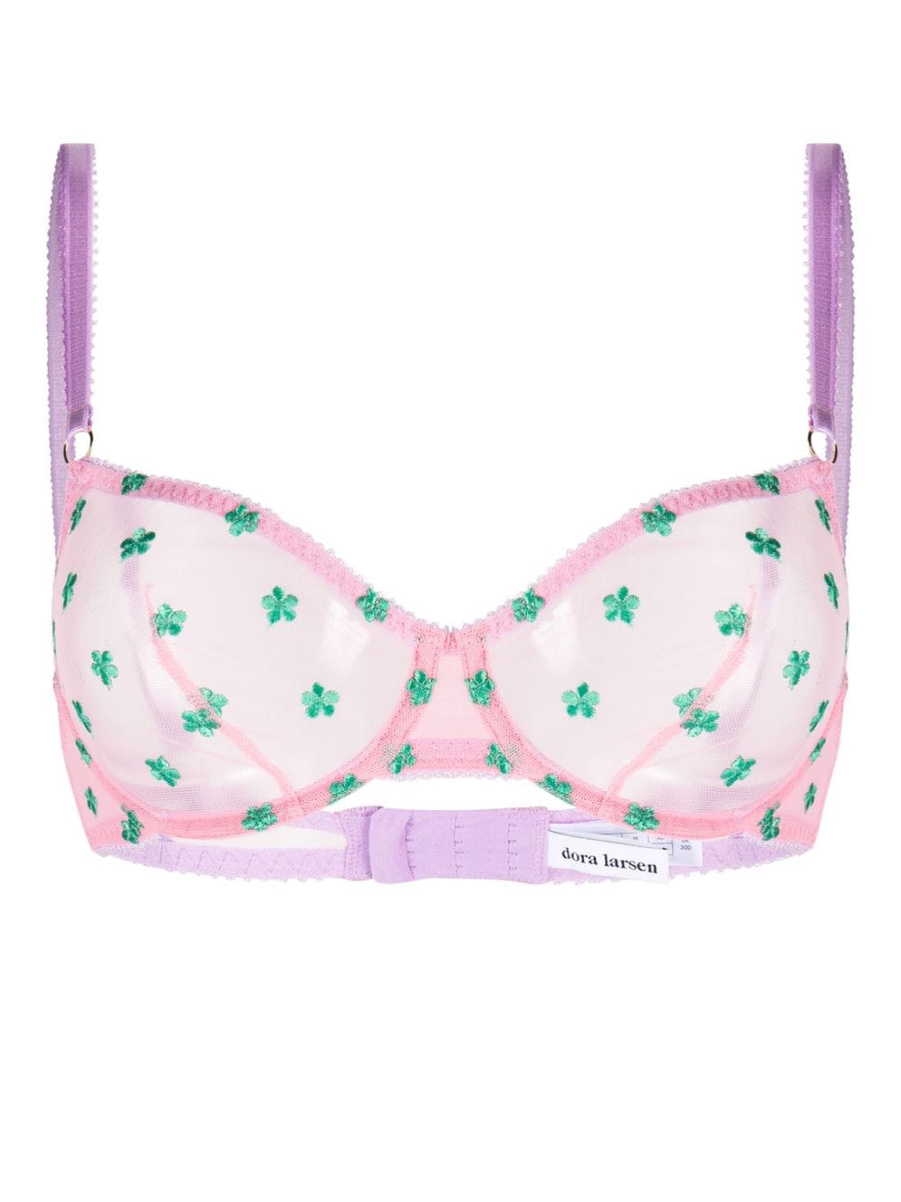 Dora Larsen Arella embroidered balconette bra