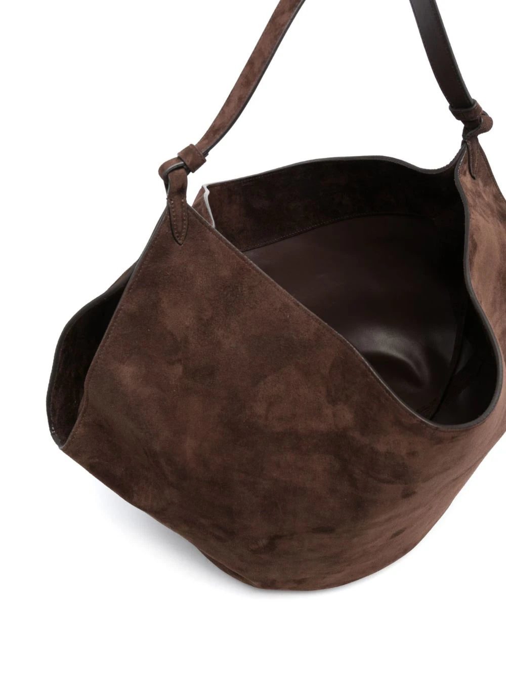 KHAITE Lotus medium suede tote bag - Image 4