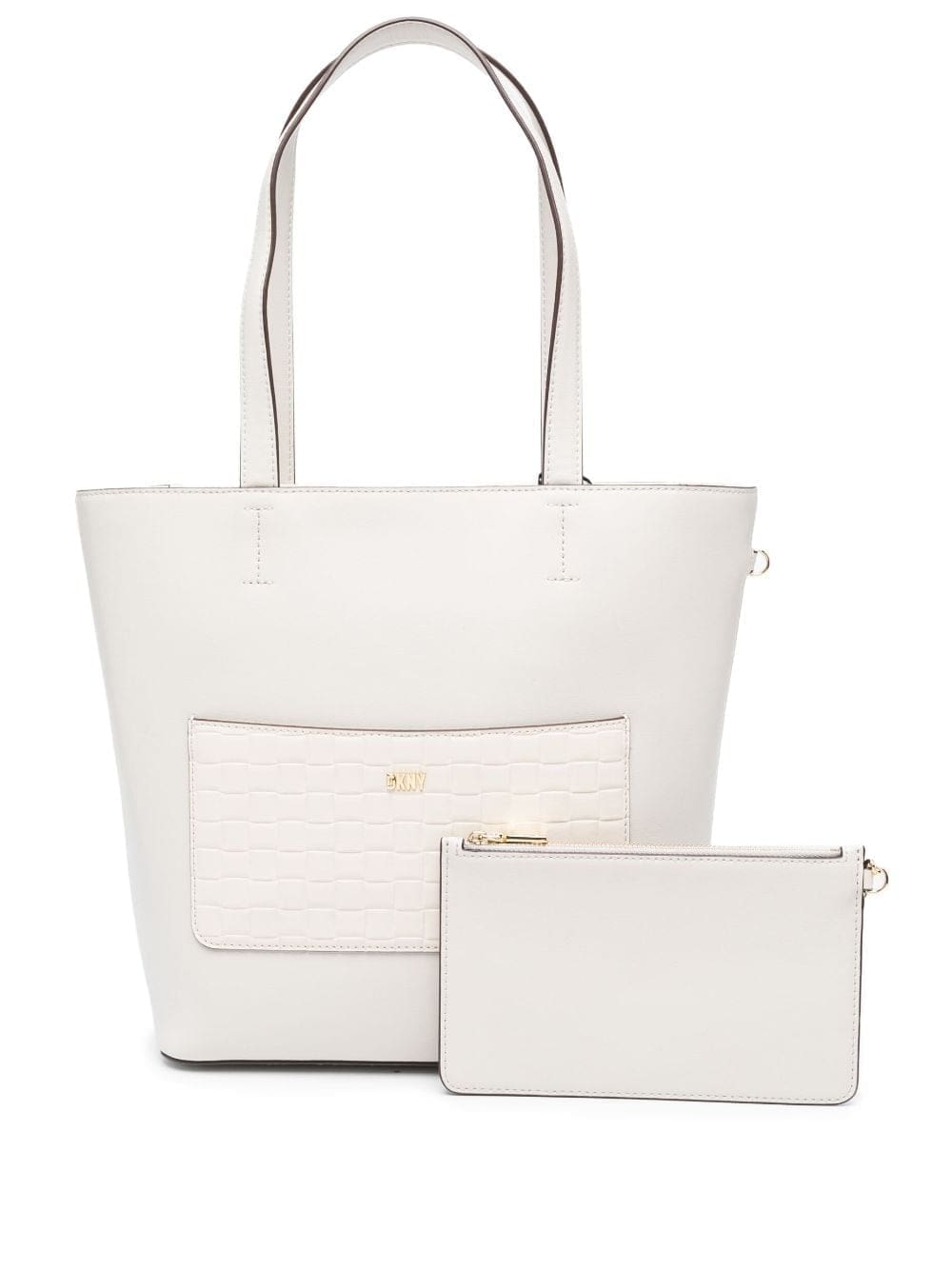 DKNY leather tote bag