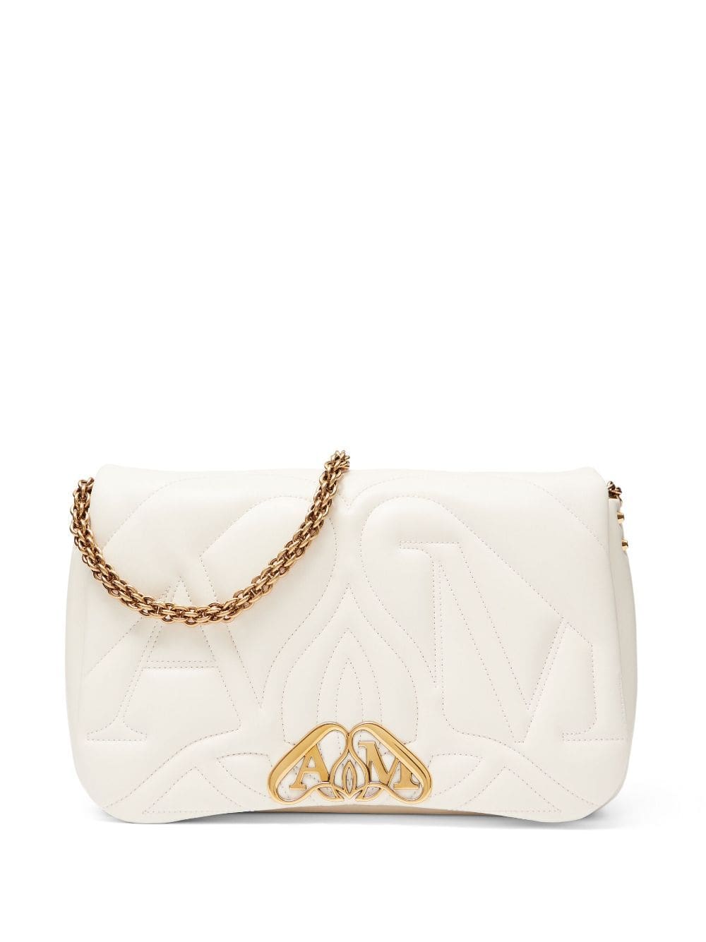 Alexander McQueen The Seal quilted shoulder bag