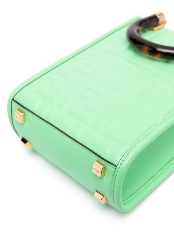 FENDI monogram-debossed tote bag - Image 4