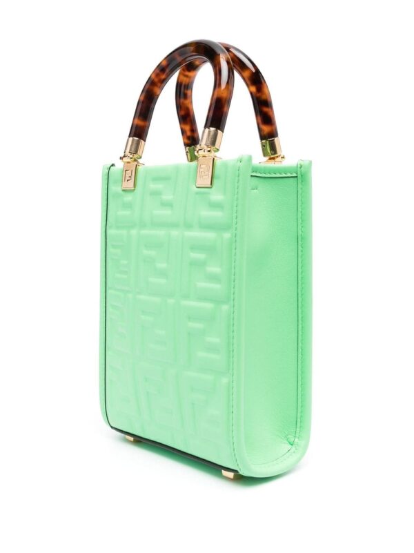 FENDI monogram-debossed tote bag - Image 3