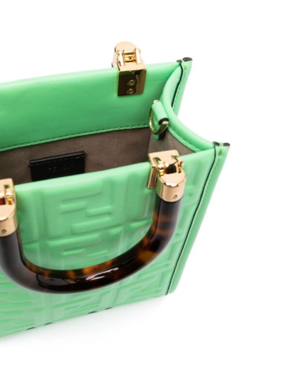 FENDI monogram-debossed tote bag - Image 5