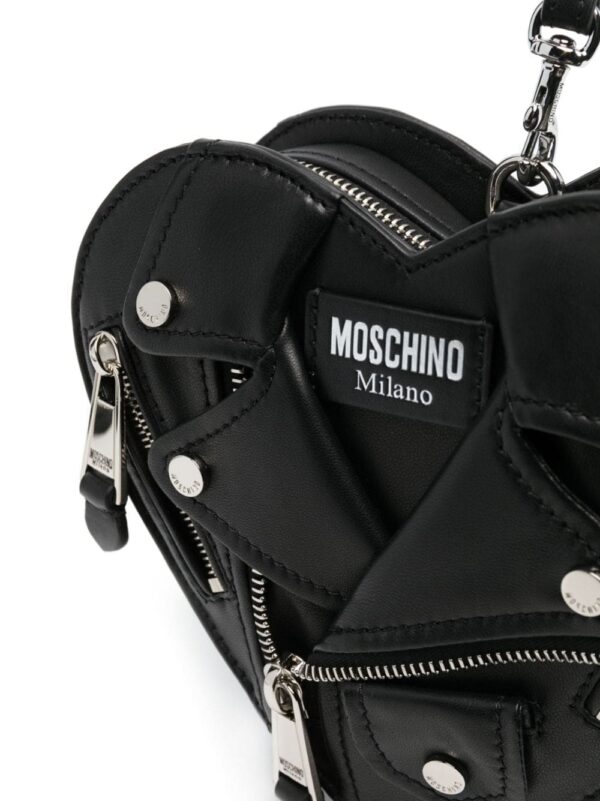 Moschino heart biker bag - Image 4