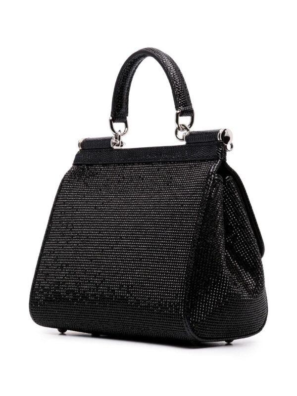 Dolce & Gabbana small Sicily rhinestone shoulder bag - Image 4