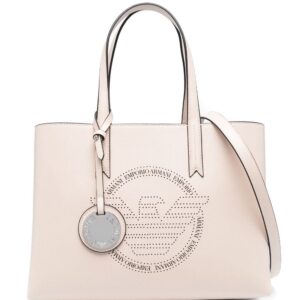 Emporio Armani perforated-logo tote bag
