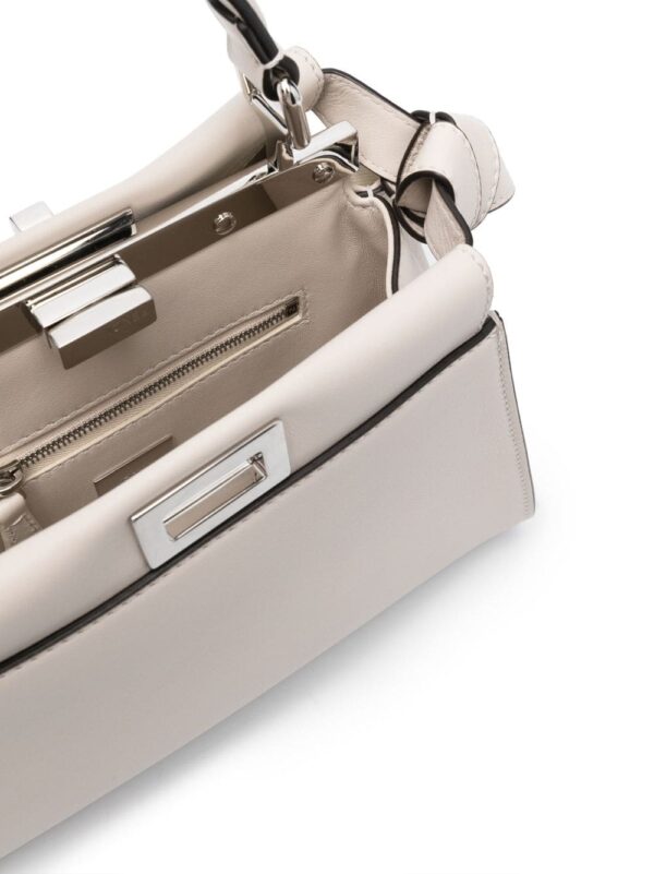 FENDI mini Peekaboo leather bag - Image 5