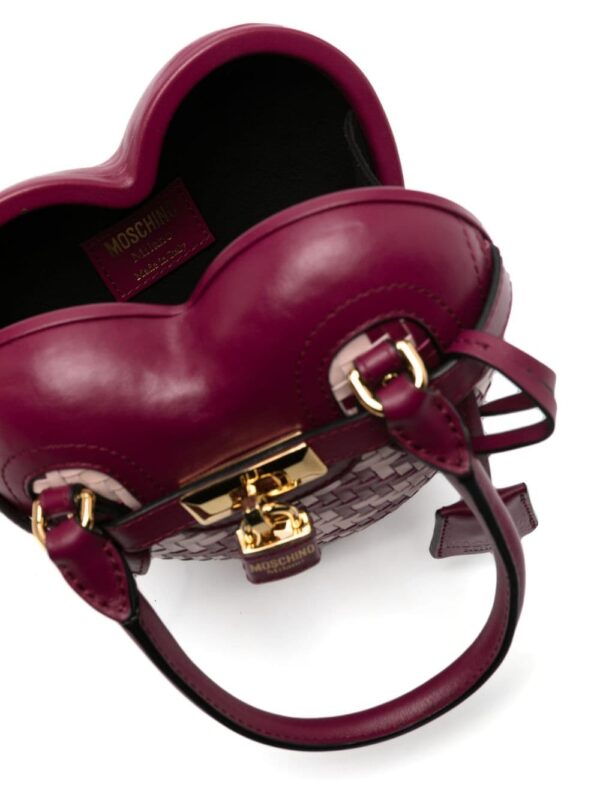 Moschino heart-shape leather bag - Image 5
