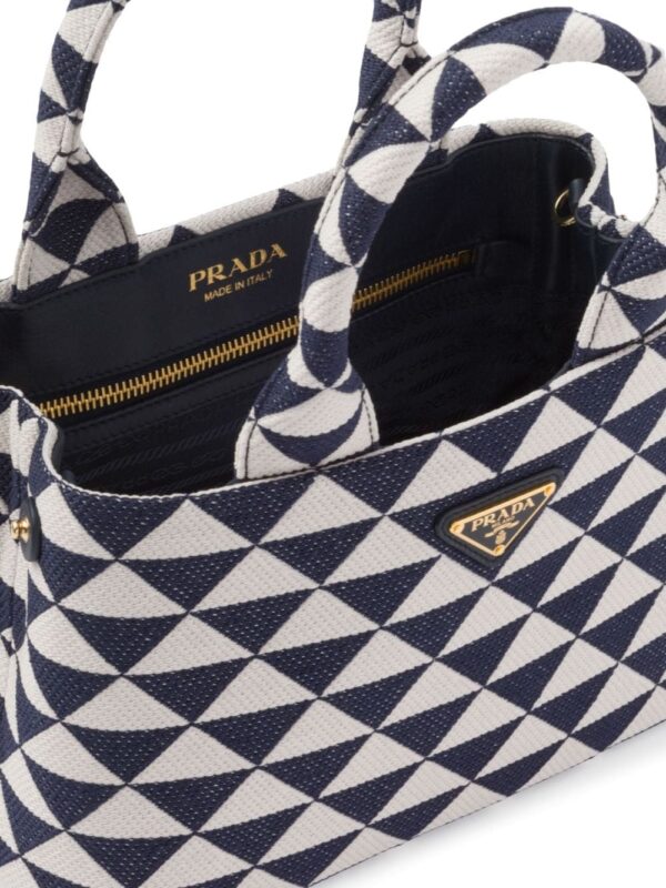 Prada Symbole embroidered tote bag - Image 5