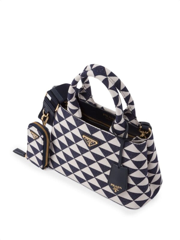Prada Symbole embroidered tote bag - Image 4