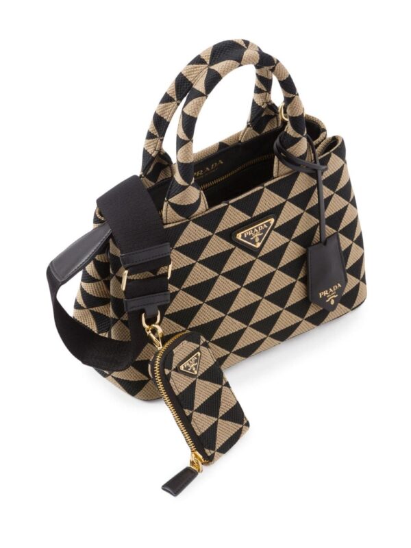 Prada Symbole embroidered tote bag - Image 4