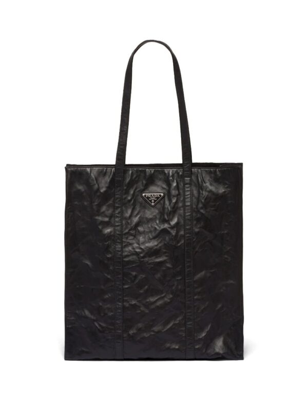 Prada  medium crinkled tote bag