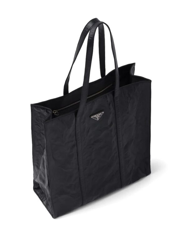 Prada  medium crinkled tote bag - Image 4