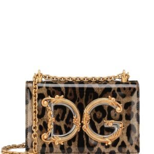 Dolce & Gabbana DG Girls leopard-print crossbody bag
