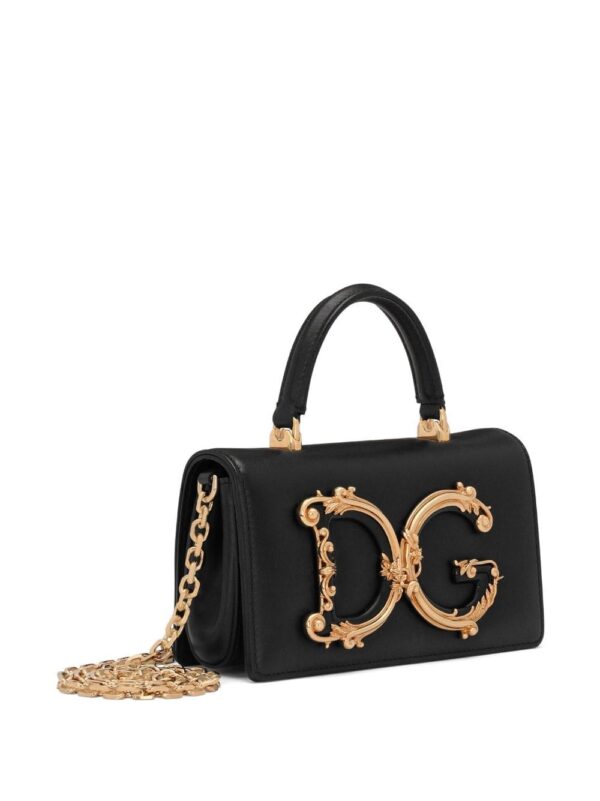 Dolce & Gabbana mini DG Girls leather tote bag - Image 4