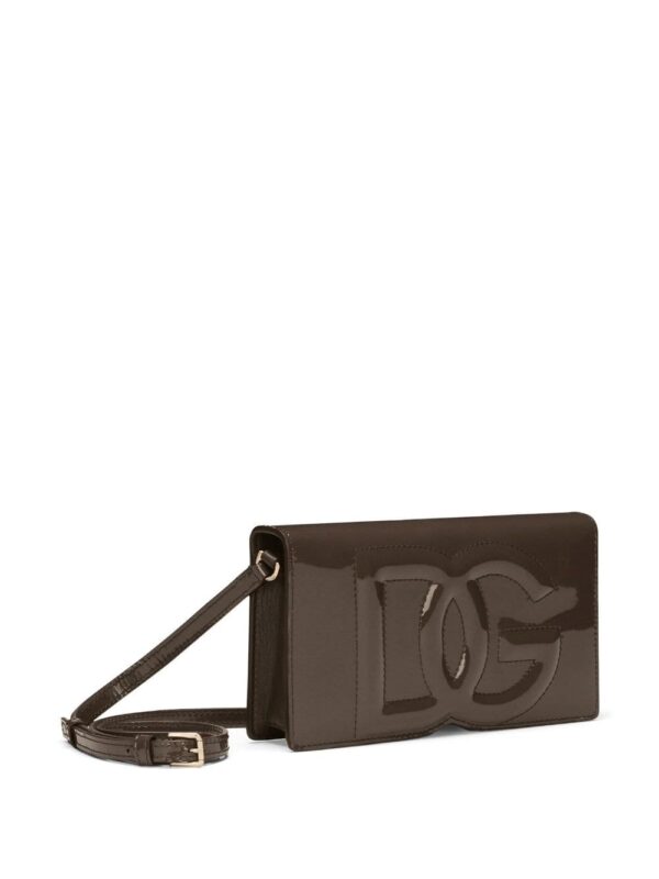 Dolce & Gabbana DG-logo patent-leather shoulder bag - Image 4