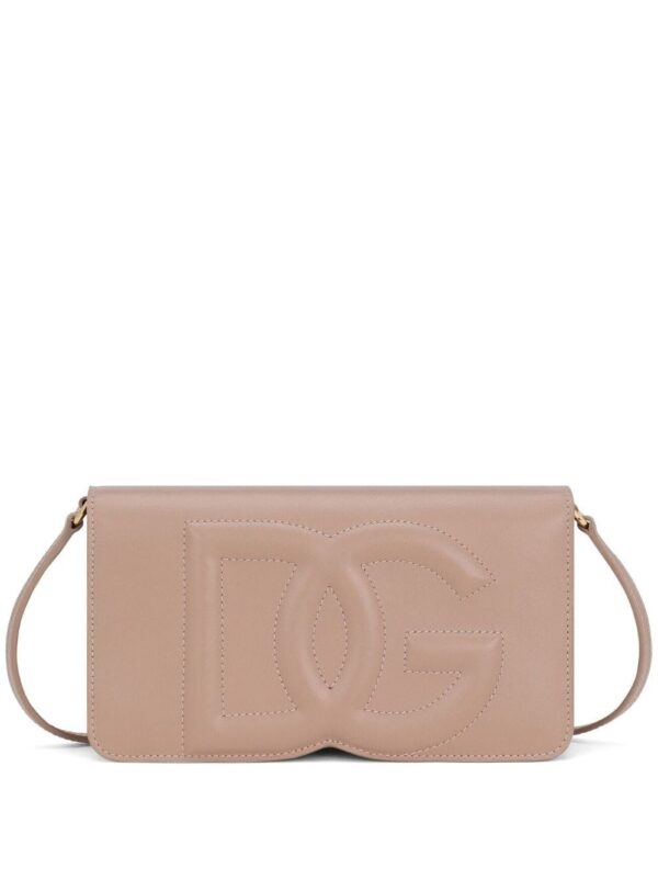 Dolce & Gabbana DG-logo leather shoulder bag