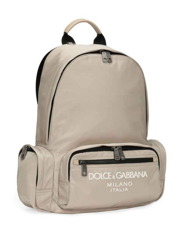 Dolce & Gabbana logo-print zipped backpack - Image 4