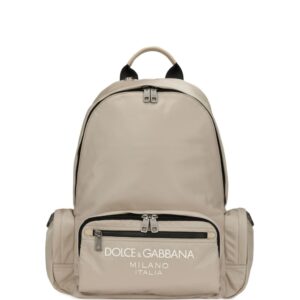 Dolce & Gabbana logo-print zipped backpack