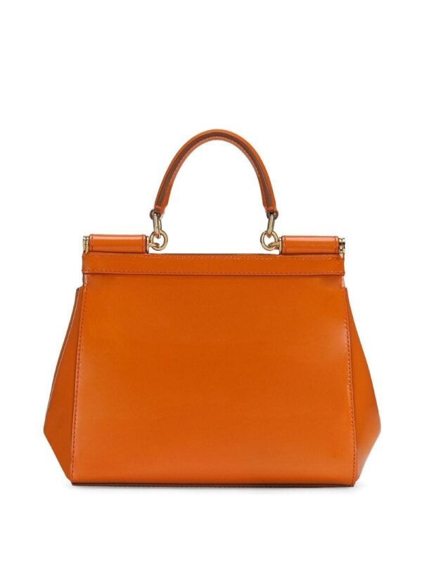 Dolce & Gabbana small Sicily patent-leather tote bag - Image 4