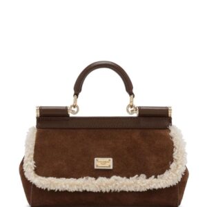 Dolce & Gabbana Sicily leather tote bag