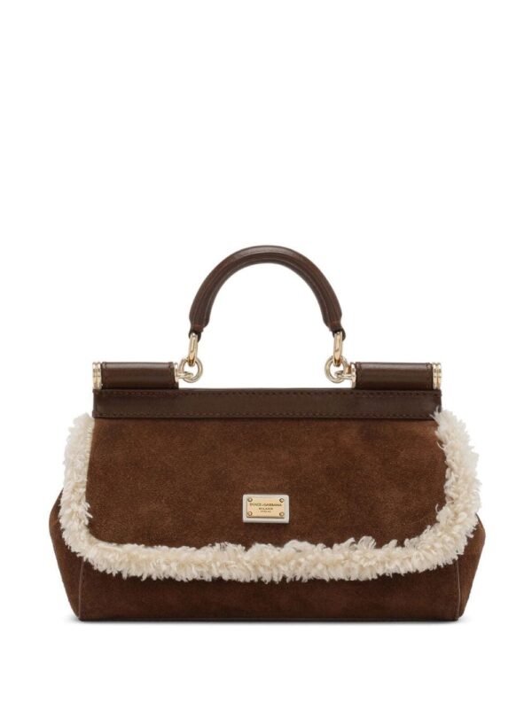 Dolce & Gabbana Sicily leather tote bag