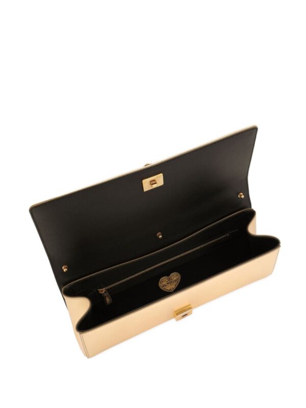 Dolce & Gabbana Devotion metallic-effect leather bag - Image 5