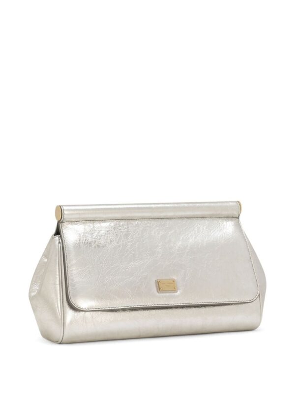 Dolce & Gabbana Sicily leather clutch bag - Image 4
