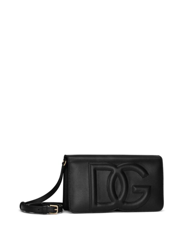 Dolce & Gabbana DG-logo leather shoulder bag - Image 4