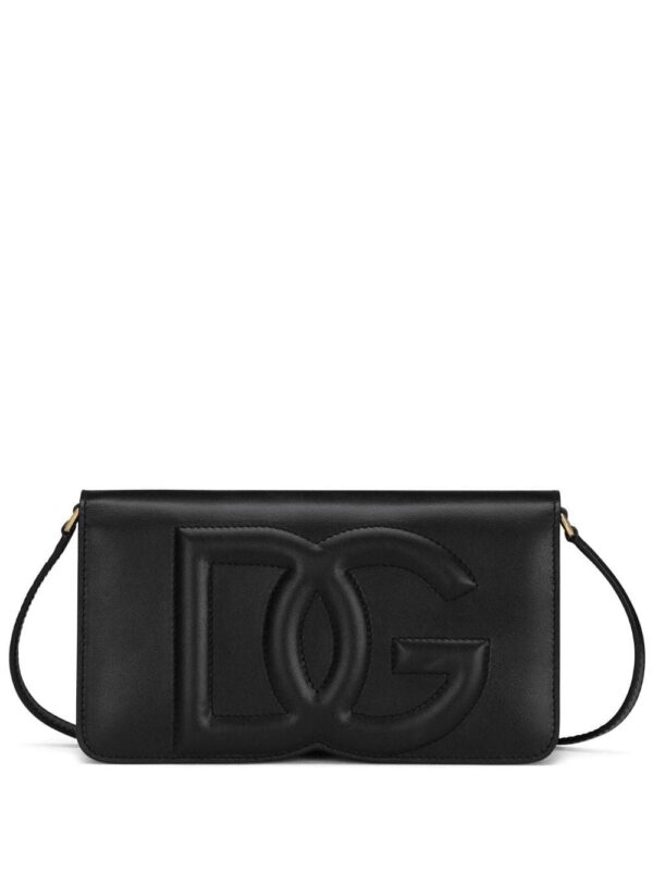 Dolce & Gabbana DG-logo leather shoulder bag