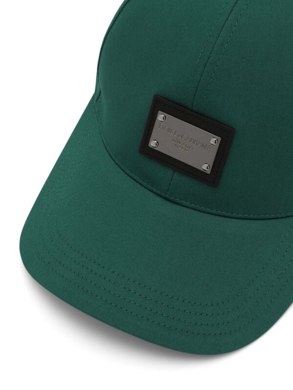 Dolce & Gabbana DG Essentials logo-plaque baseball cap - Image 2