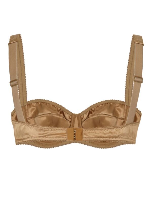 Dolce & Gabbana  satin-finish balconette-style bra - Image 2