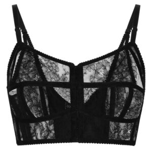 Dolce & Gabbana lace-detailing bustier bra