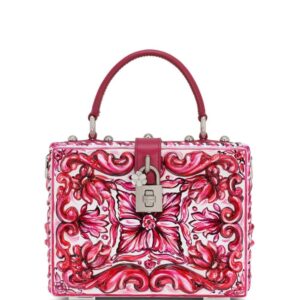 Dolce & Gabbana Dolce Box Majolica-print shoulder bag